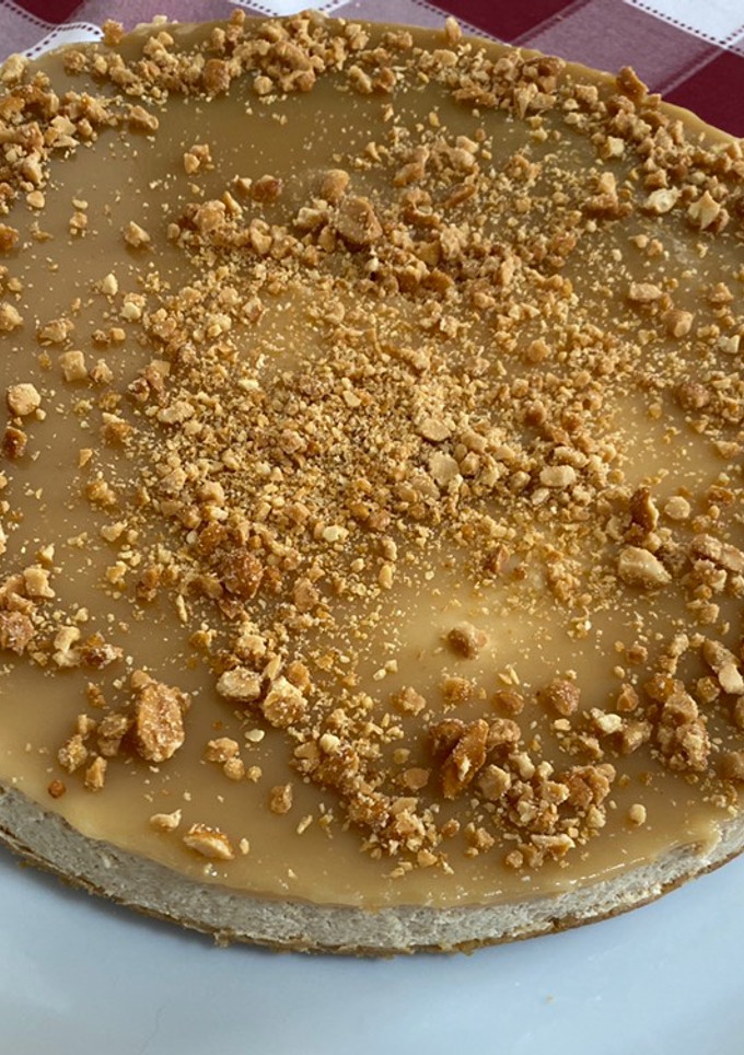 Una foto de Tarta de galleta y caramelo