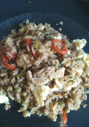 Una foto de Arroz frito chino