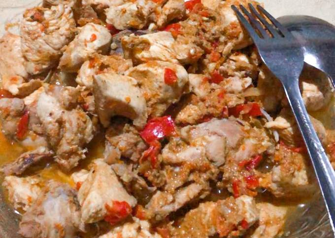 Tongseng ayam diet (tanpa santan-tanpa minyak)