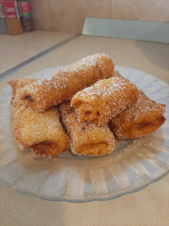 Una foto de Rollitos de bimbo rellenos
