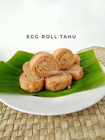 Cara Mudah Membikin Resep Egg Roll Tahu kobe yang Lezat Sekali Anti Ribet, Bikin Ngiler