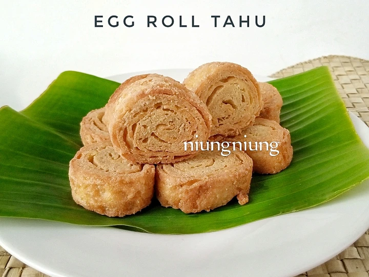 Cara Mudah Membikin Resep Egg Roll Tahu kobe yang Lezat Sekali Anti Ribet, Bikin Ngiler