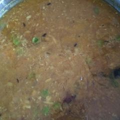 A picture of Green peas moong daal.