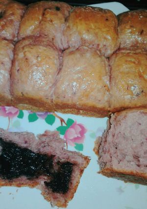 Foto resep Roti Sobek Ubi Ungu