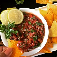 A picture of Mexican Salsa.