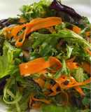 Spicy Honey Lemon Lettuce Salad