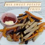 Mix sweet potato fries