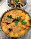 Tempeh đậu gà sốt vang