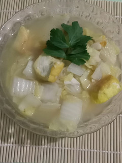 Foto resep Sayur bening sawi tahu
