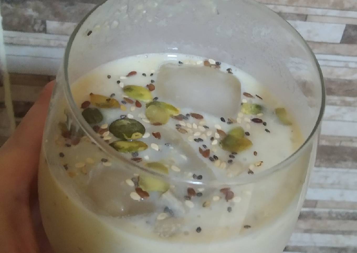 Batido de banana saludable ππ