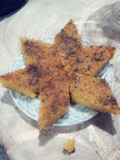 صورة لوصفة بسبوسة بالخبز اليابس