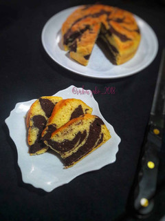Foto resep Marmer Cake #KetobeticCakeFlour #Ketopad