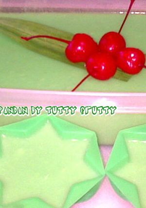 Foto resep Puding Tape Pandan 