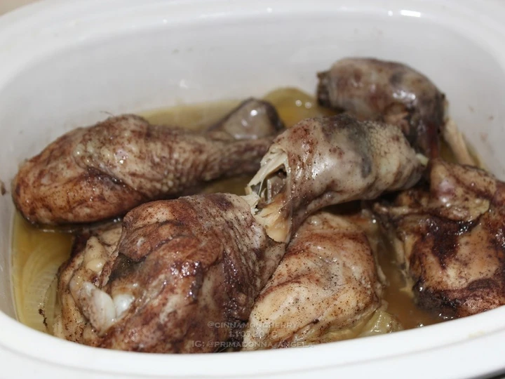 Recipe Chicken with Barbecue Salt and Five Spices in Slow Cooker the Delicious Can spoil the tongue