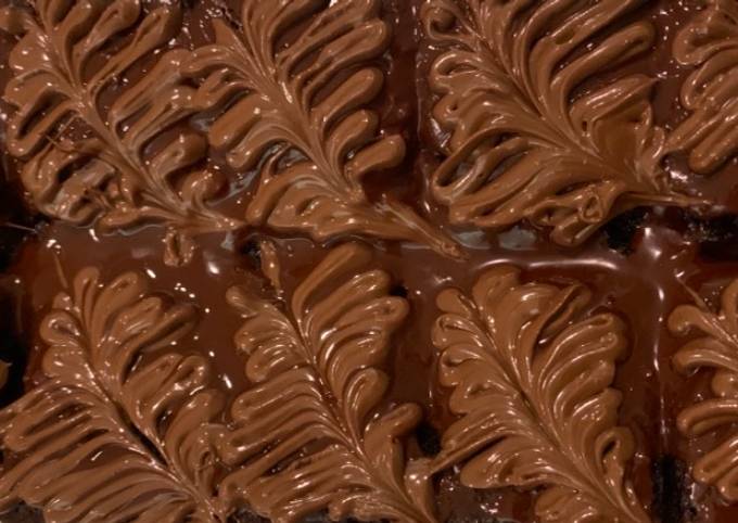 Langkah Mudah untuk Menyiapkan Nutella choco Brownies, Bikin Ngiler