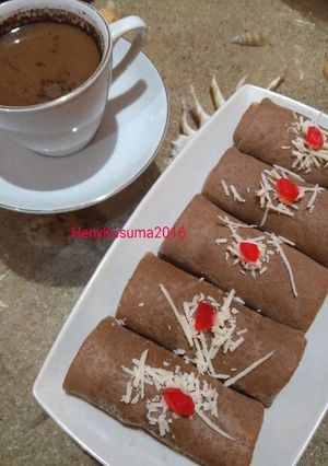 Foto resep Dadar Gulung Isi Fla Simple