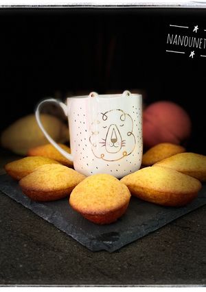 Une photo de Madeleines au miel et agrumes