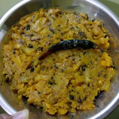 Kaddu ki khatti meethi sabji A picture of Kaddu ki khatti meethi sabji.