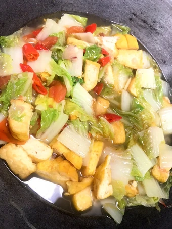 Langkah Gampang Membikin Resep Sayur Pecay / Sawi Putih Cah Tahu yang Lezat Sekali Anti Ribet, Bikin Ngiler