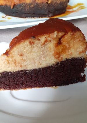 Una foto de Pastel imposible / Chocoflan