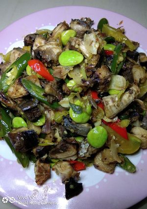 Foto resep Ikan tongkol cabe ijo + pete
