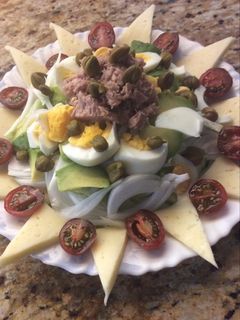 Una foto de Ensalada de queso
