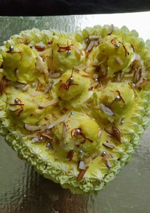 রসমালাই কেক উইথ ড্রাই ফ্রুট(Rasmalai cake with dry fruits recipe in Bengali) রেসিপির প্রধান ছবি