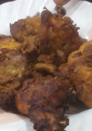 A picture of Coorg style dry chicken.