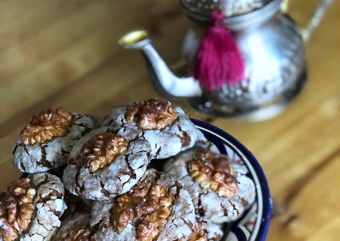 Biscuit Aux Cacahuetes Sesame Noix De Ouafy Cozina Cookpad