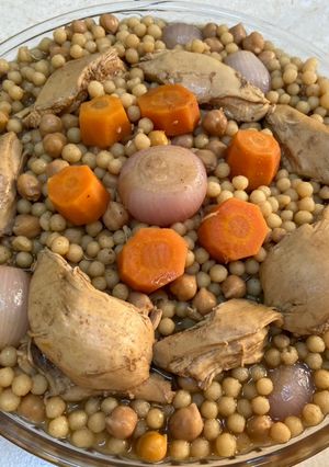 صورة لوصفة مغربية بالدجاج