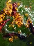Garlic spinach curry  or Palak lahsuni