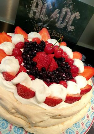 Une photo de Pavlova façon Christophe Michalak