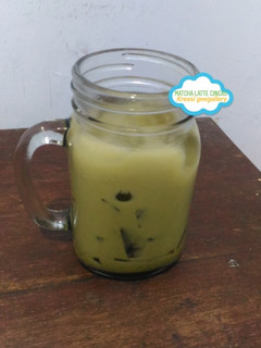 Foto resep 94. Es matcha latte cincau