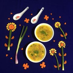 A picture of Sweet corn soup.