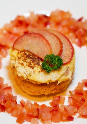 รูปของ Apple Caramel Cream Cheese Pancake