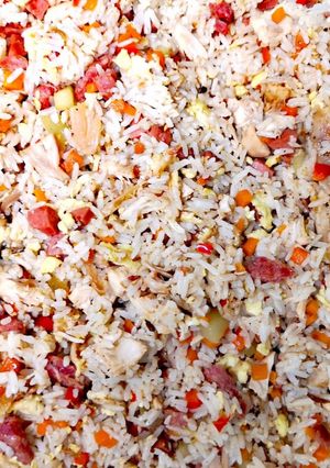 Una foto de Arroz con cecina