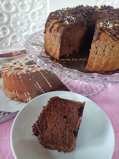 Foto resep Triple Chocolate Chiffon Cake ala Didi