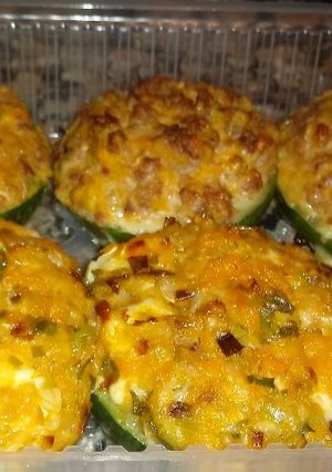 Una foto de Zapallitos con dos rellenos