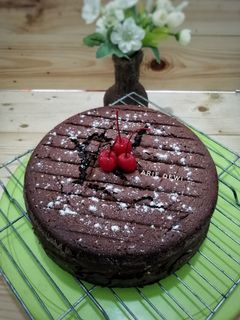 Foto resep Black Forest Cake/Cake Coklat/Base Cake