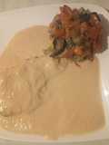 Pechugas de pollo en leche
