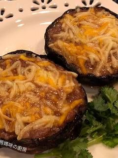 焗烤蘑菇鑲肉 的食譜成品照片