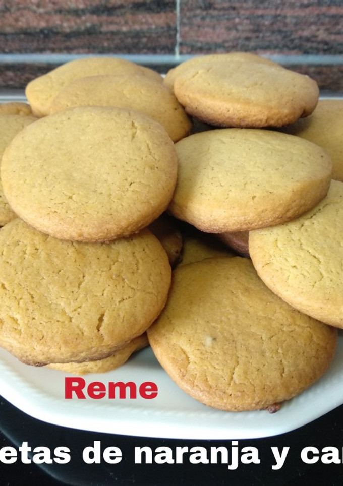 Una foto de Galletas de naranja y canela (sin huevo ni lácteos)