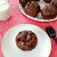Chunky Double Chocolate Muffins A picture of Chunky Double Chocolate Muffins.