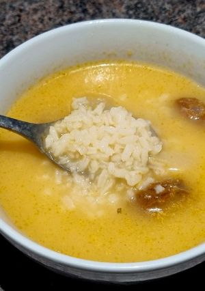 A picture of Rice & Chorizo Soup.