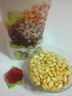 عکسی از دستور تخمه کدو حلوایی