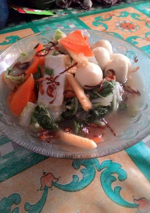 Foto resep Ca sawi putih telur puyuh