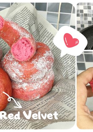 Foto resep Donat Red Velvet