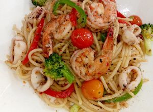 Gambar Aglio Olio Spaghetti