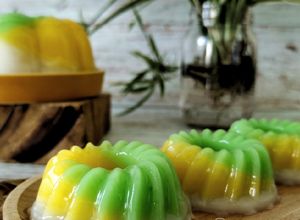 Gambar Jelly puding manggo kiwi