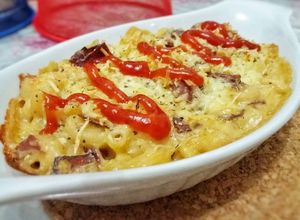 Foto resep Macaroni & Cheese (Mac n Cheese) with Smoked Beef